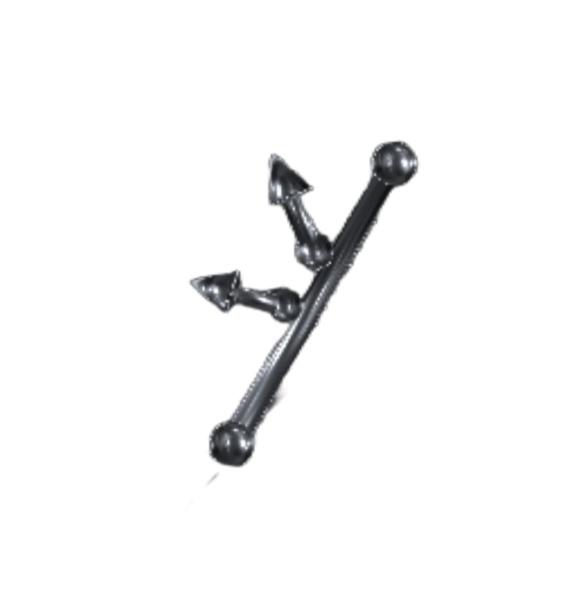 インダストリアル&アンテナピアス