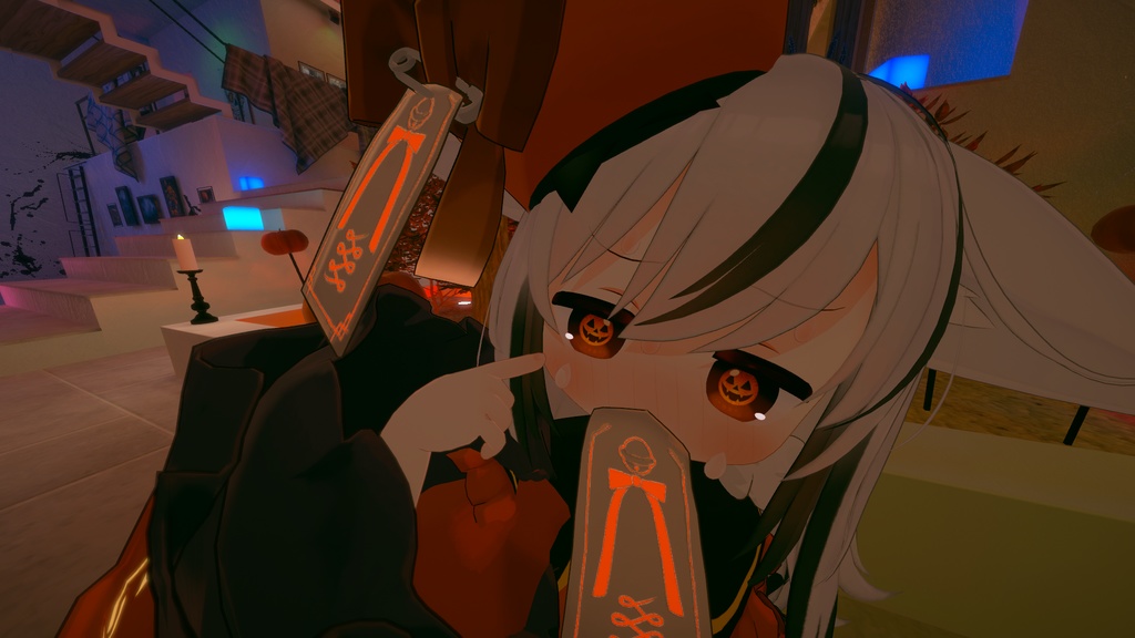 【15アバター対応】Halloween eye texture