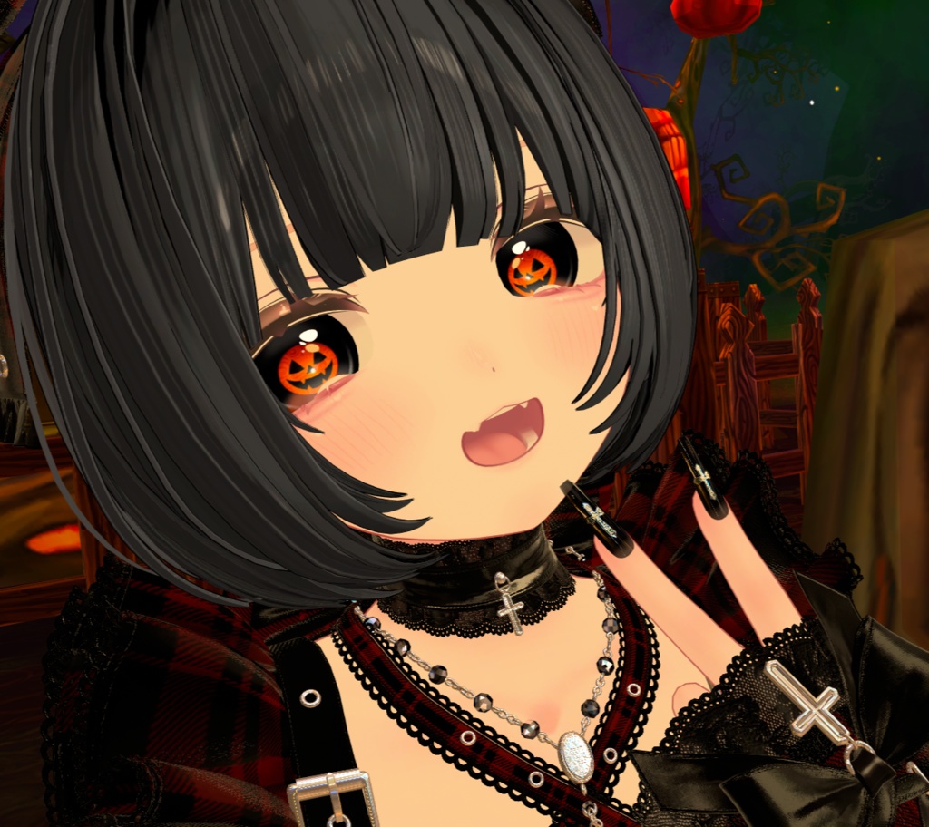 【15アバター対応】Halloween eye texture