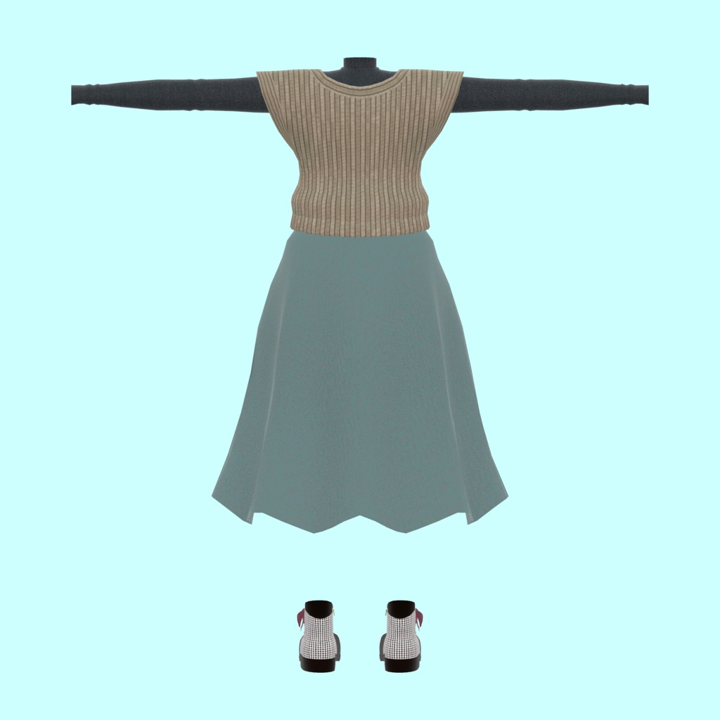 【こまどアバター専用】Vネックニット