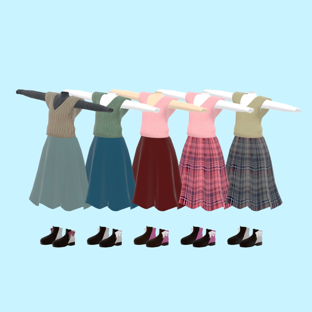 【こまどアバター専用】Vネックニット