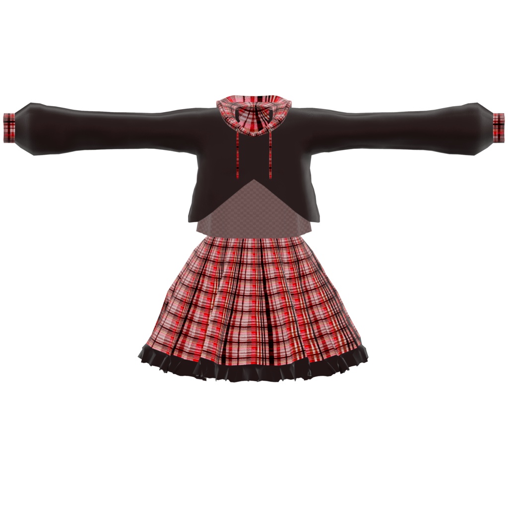 【こまどアバター専用】クロスパーカー【PB対応】