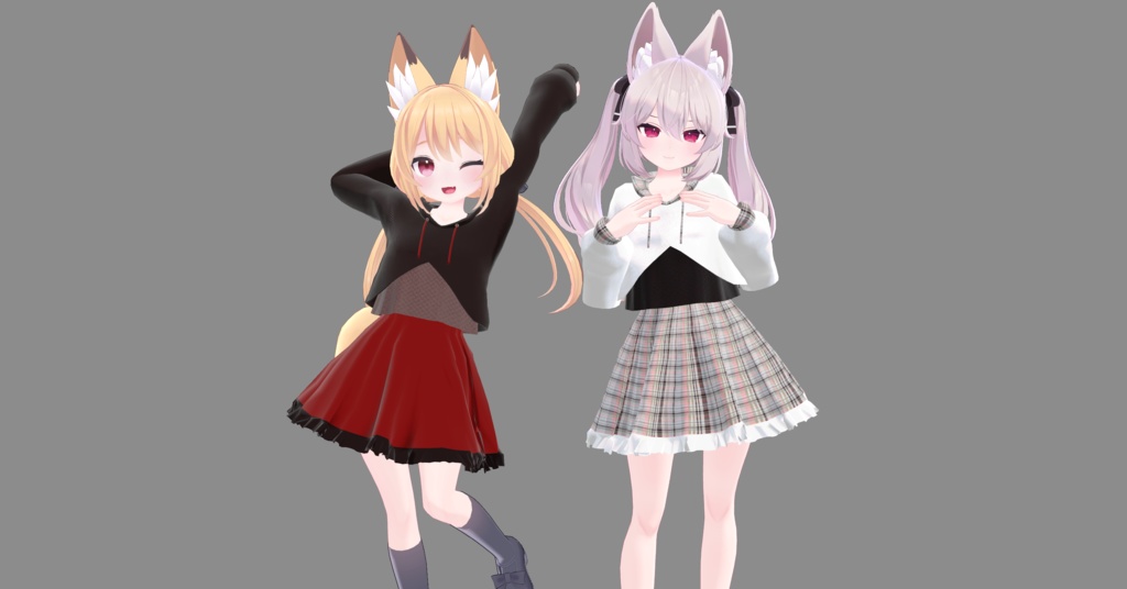 【こまどアバター専用】クロスパーカー【PB対応】