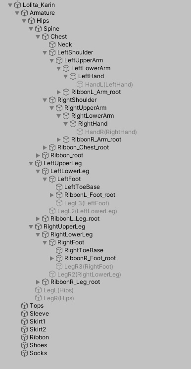 【こまどアバター&ソラハちゃん対応】ゴシック調ロリータ