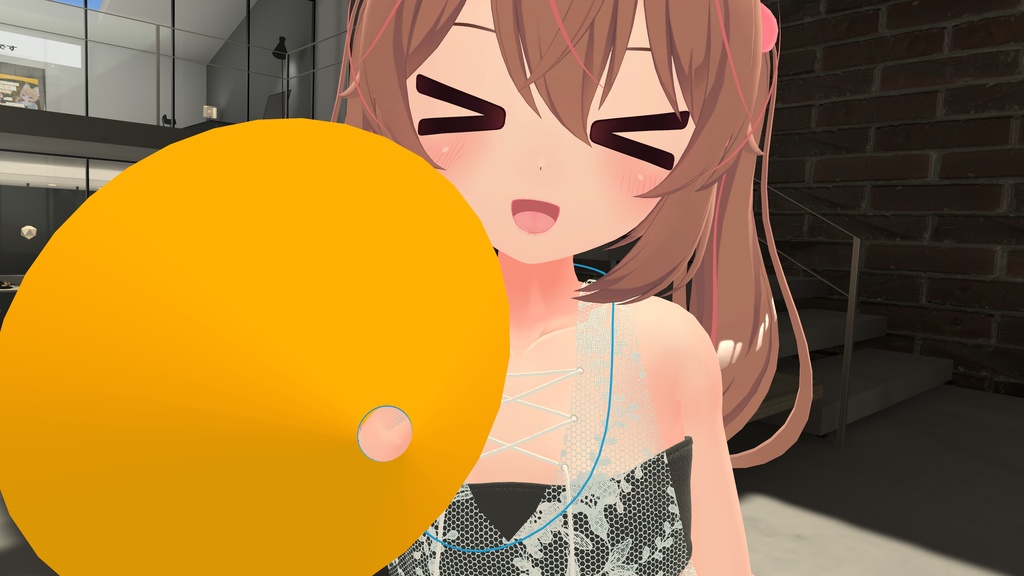 【PB対応】掴めるメガホン【こまどアバター想定】