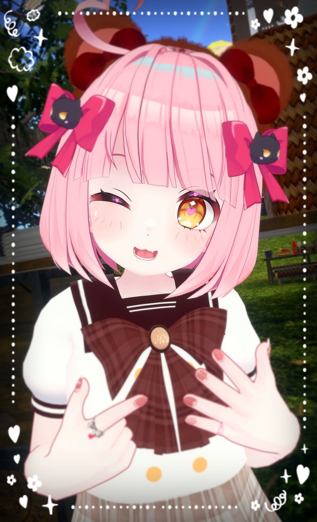 【こまどアバター&ライム&ソラハ対応】セーラーワンピース