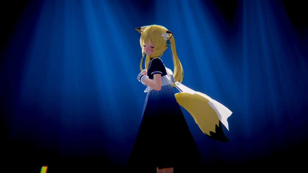 【7アバター対応】アズライトドレス