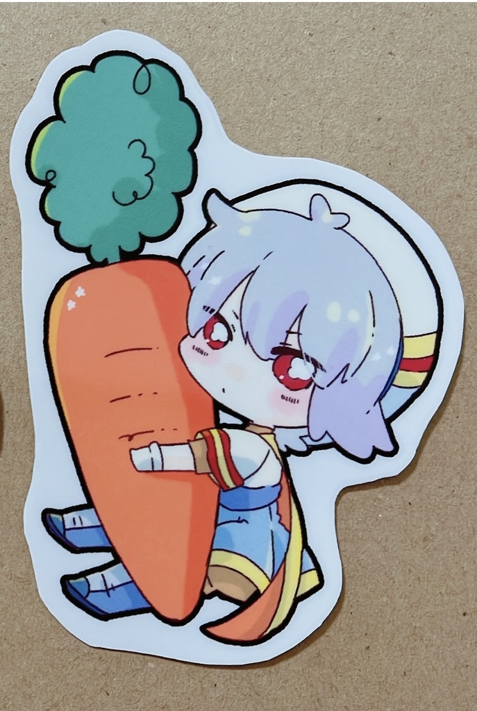 兎山大福くんクリアシール