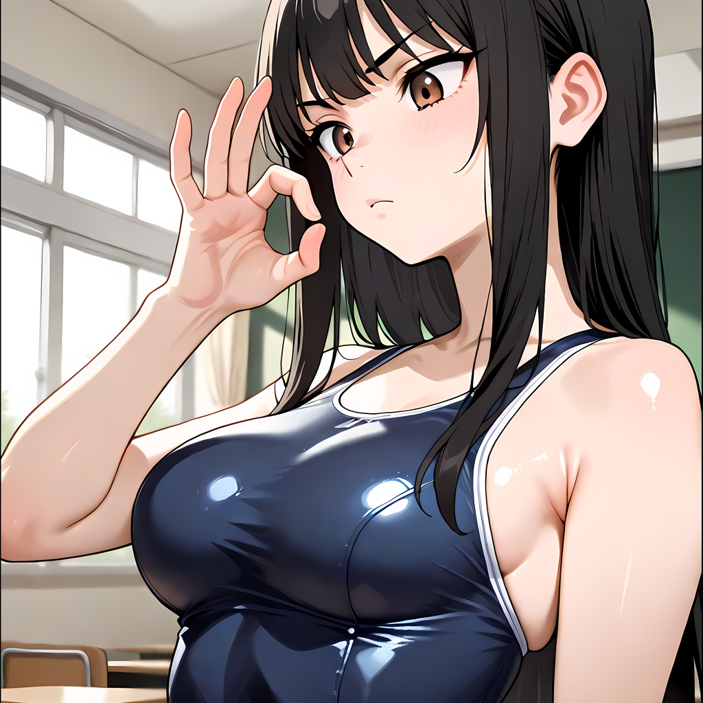 スクール水着ステッカー