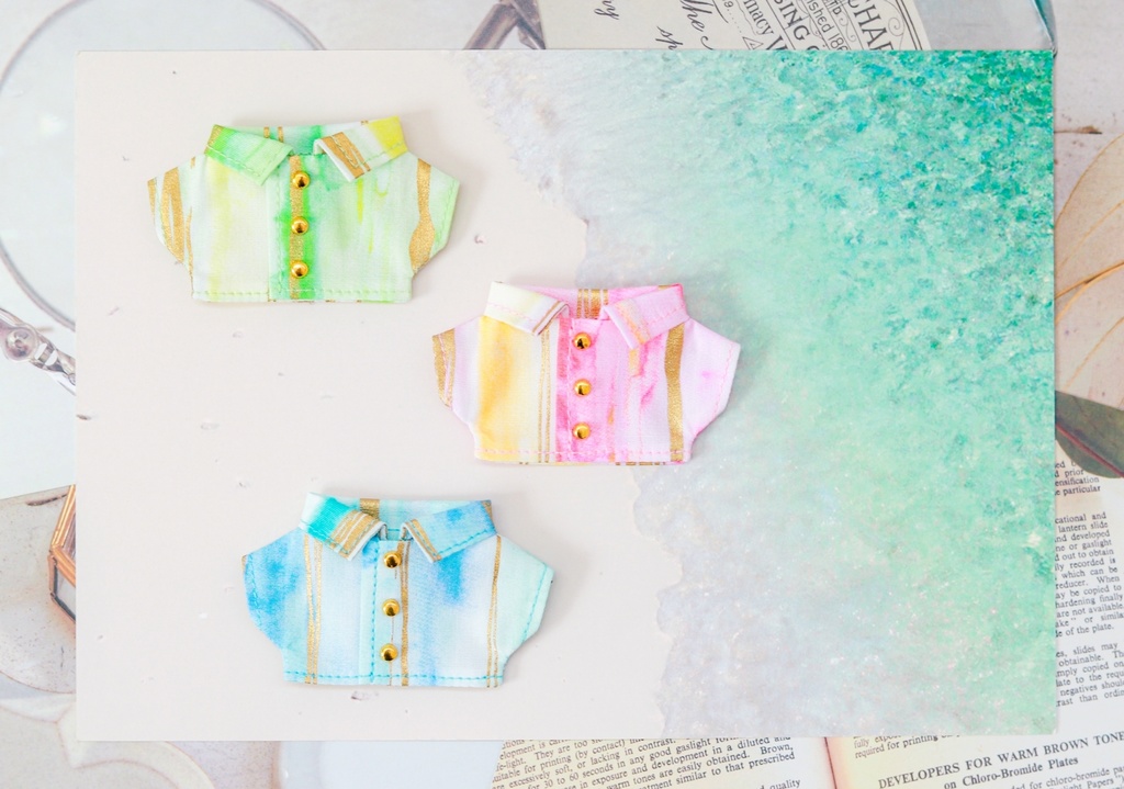 ソーダカラーサマーシャツ 10cmぬい用