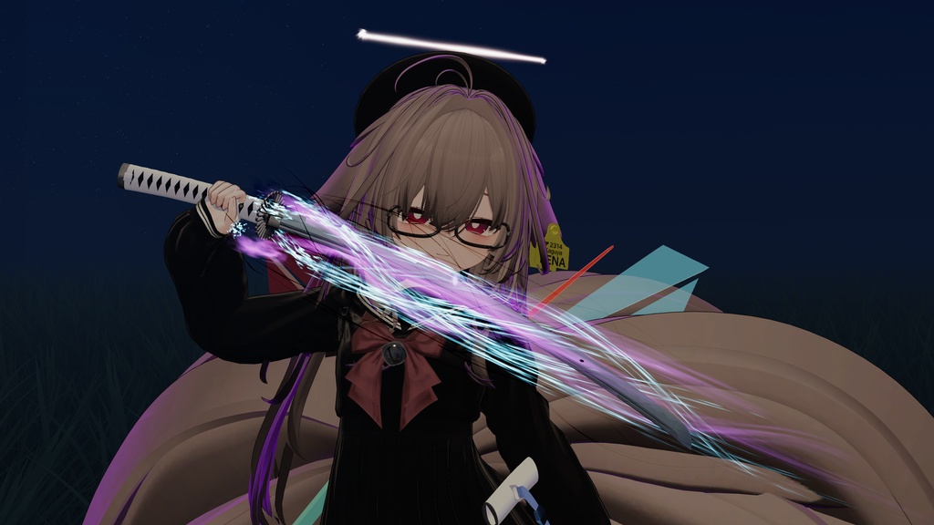 赤黒いオーラ