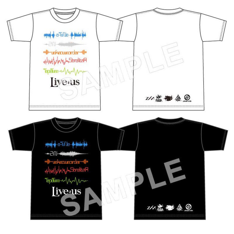 【Live us公式グッズ】Tシャツ 第1弾