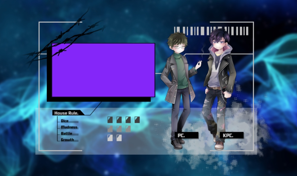 ココフォリア用素材/サイバー01