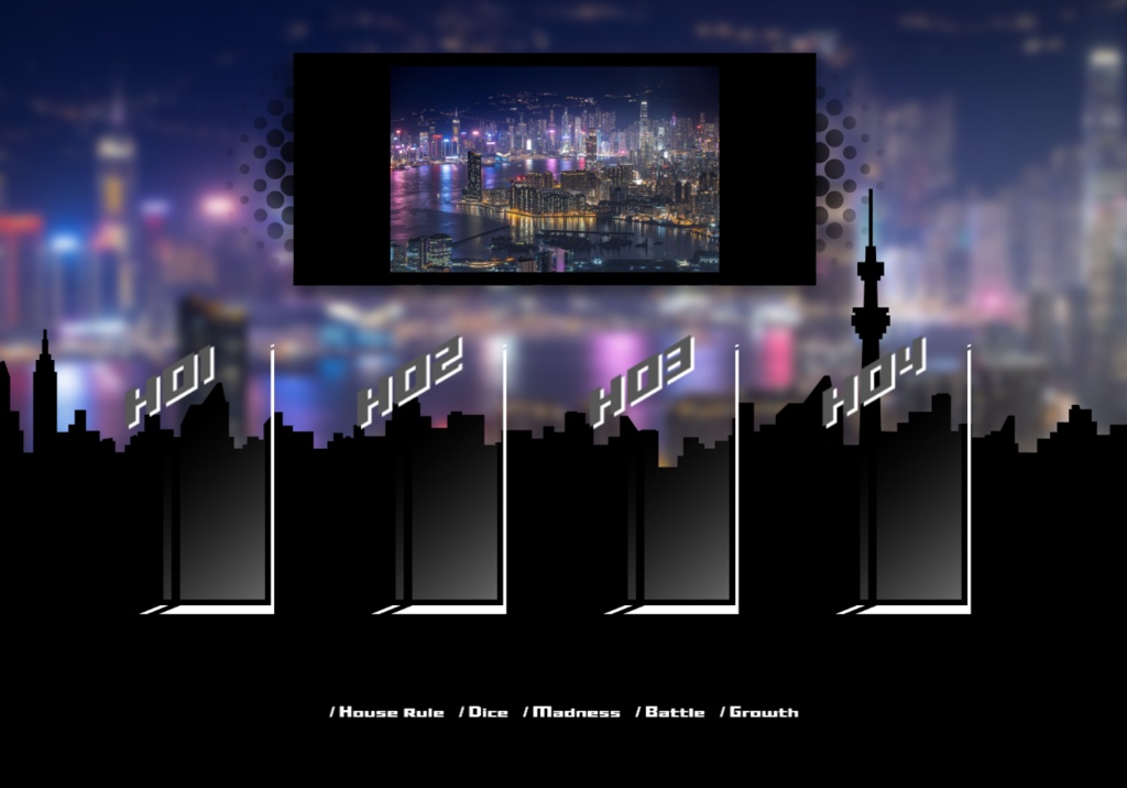 ココフォリア用素材/シンプル02&Rock