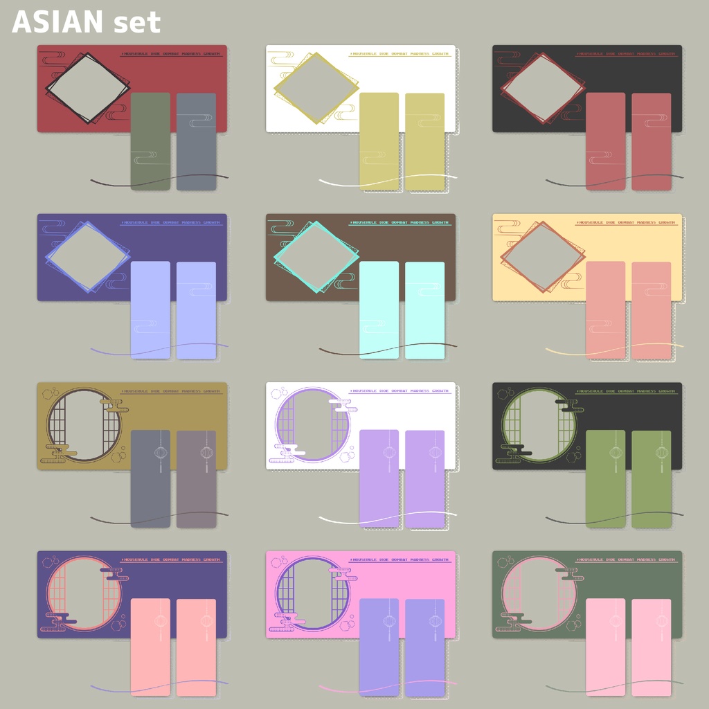 ココフォリア用/お部屋がすぐに作れるフレーム素材/ソロ・タイマン・2PL用