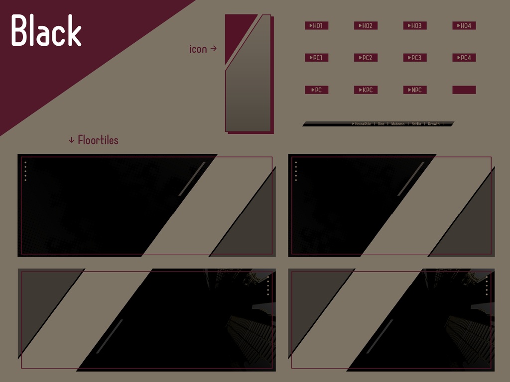 ココフォリア用素材/シティ・クラシックカー