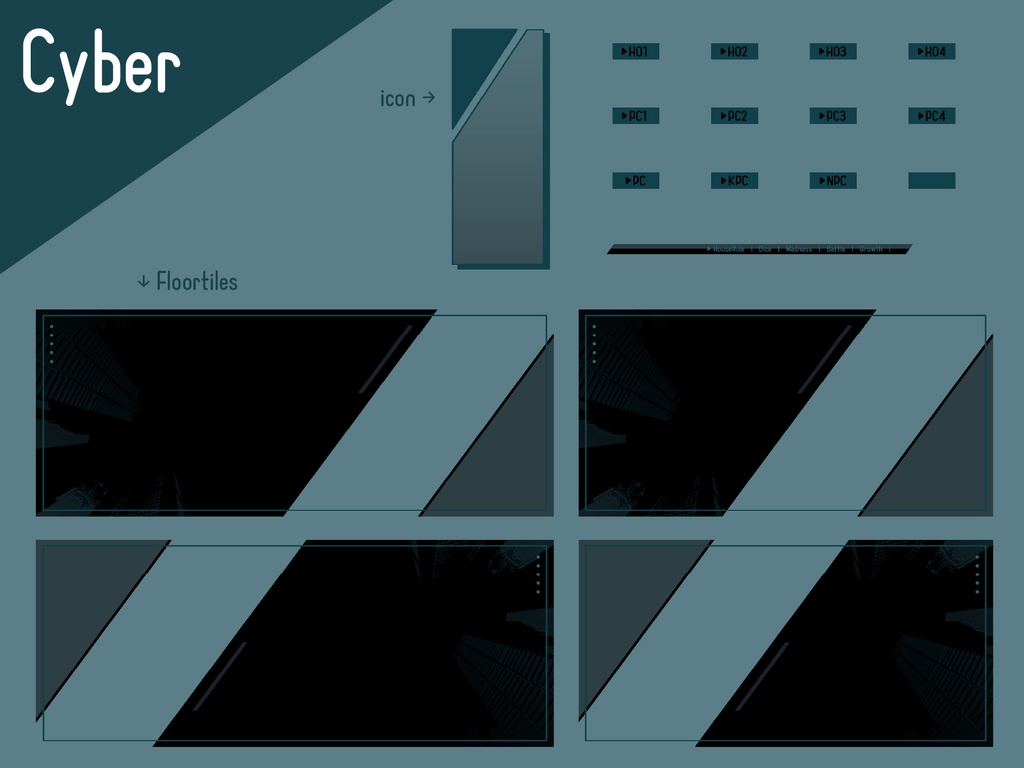 ココフォリア用素材/シティ・クラシックカー