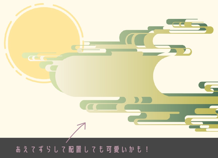 ココフォリア用素材/和風(月に叢雲)※お部屋zip付き