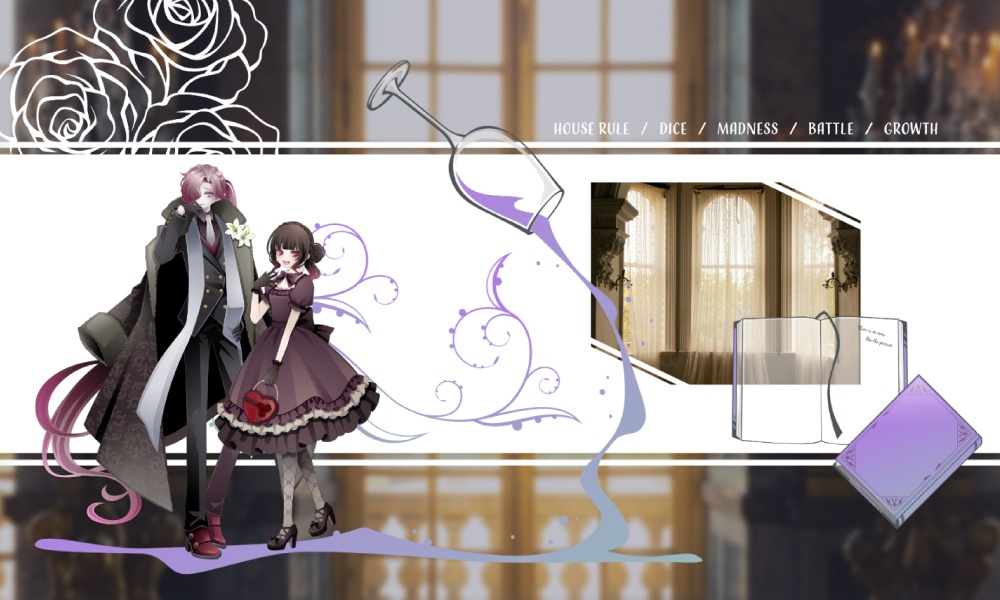 ココフォリア用素材/クラシックローズ※お部屋zip付き