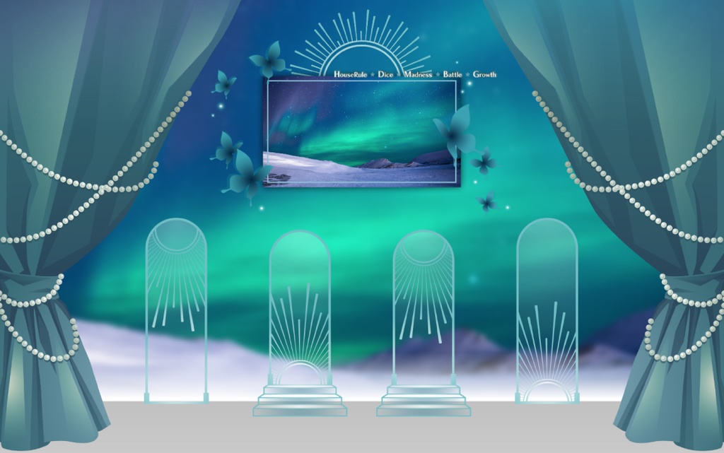 ココフォリア用素材/教会・礼拝堂風※お部屋zip付き