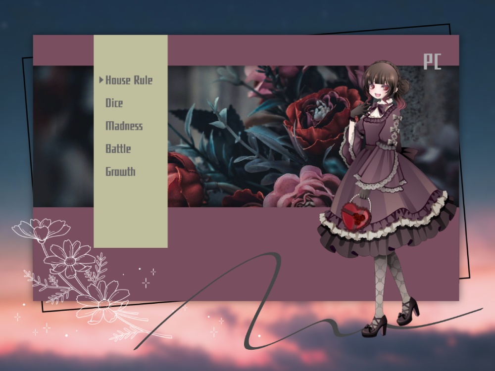 ココフォリア用素材/お部屋がすぐに作れるフレーム素材2※お部屋zip付き & 共鳴アイコン