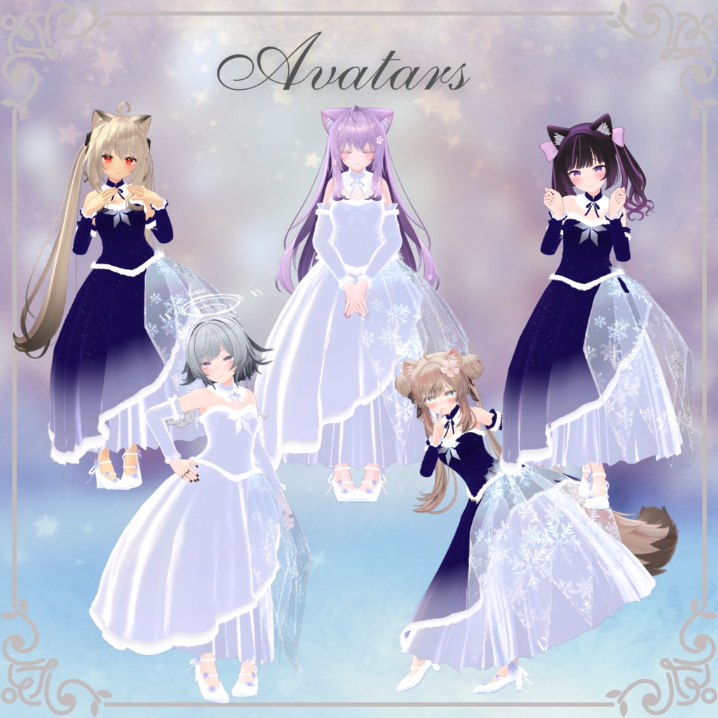 [35アバター対応] Snowy Tears #スイセレ 缩略图 3