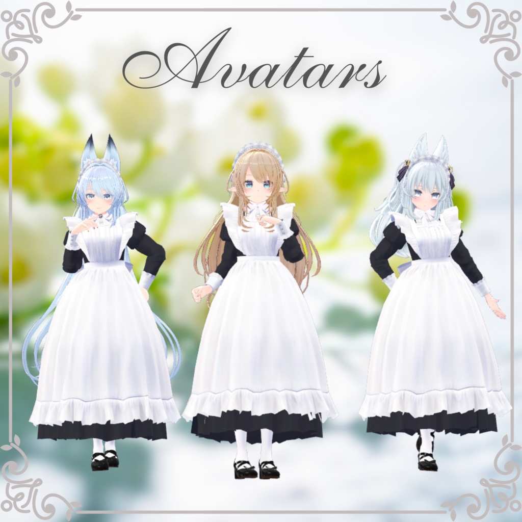 [46アバター対応] クラシックメイド服”LilyBell Re-order” #スイセレ 缩略图 9