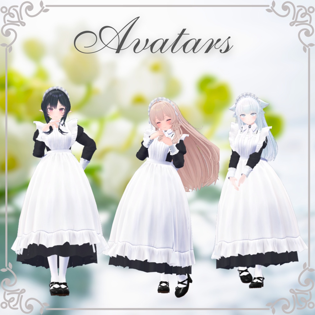 [46アバター対応] クラシックメイド服”LilyBell Re-order” #スイセレ 缩略图 8