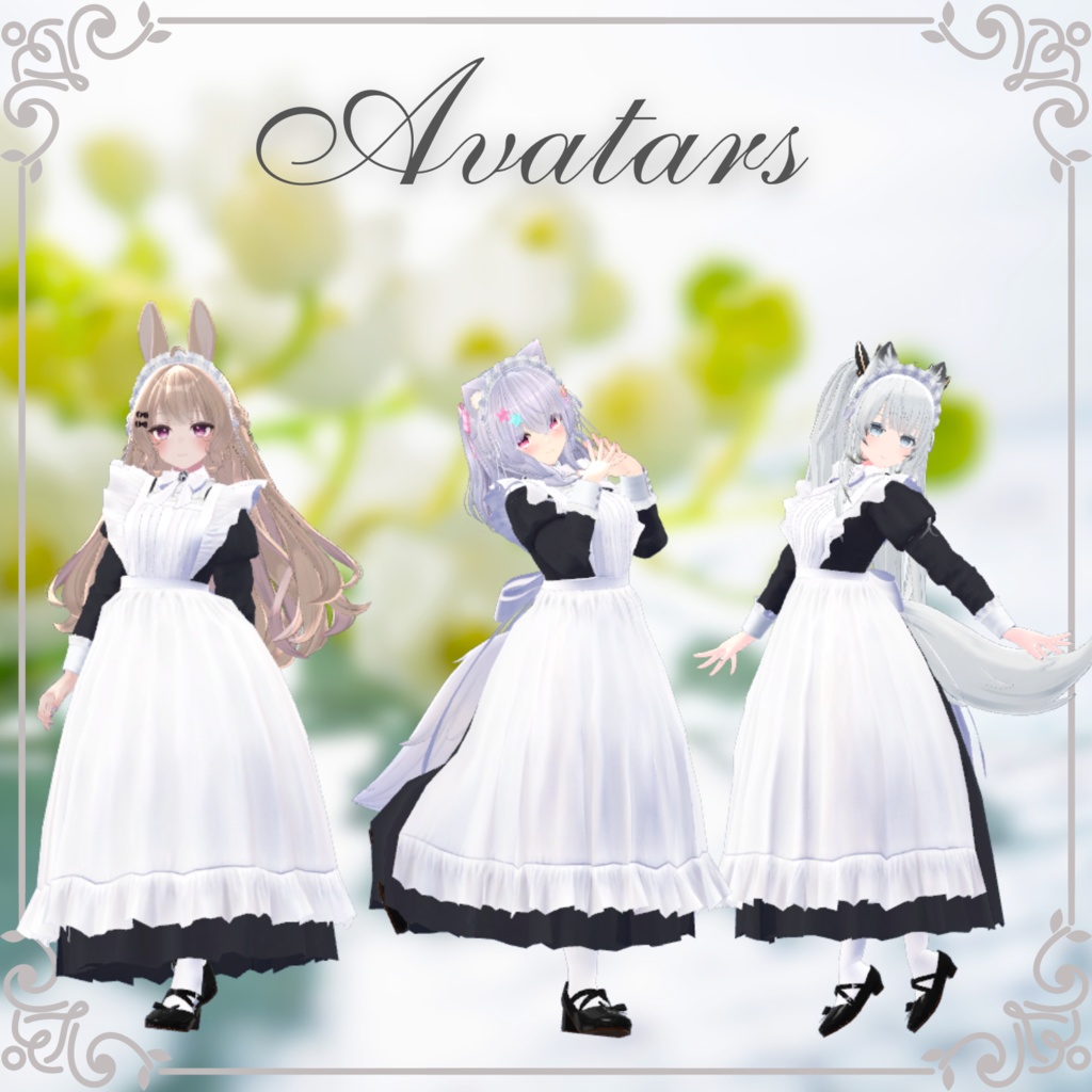 [46アバター対応] クラシックメイド服”LilyBell Re-order” #スイセレ 缩略图 10