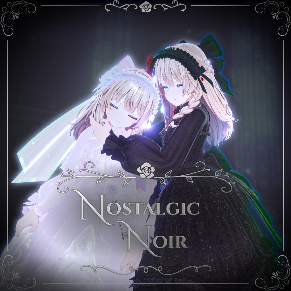 【18アバター対応】"Nostalgic Noir" 【変身衣装】 #スイセレ