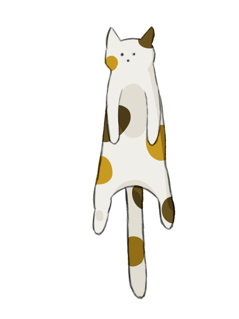 ねこぱーかー(背面のみ)