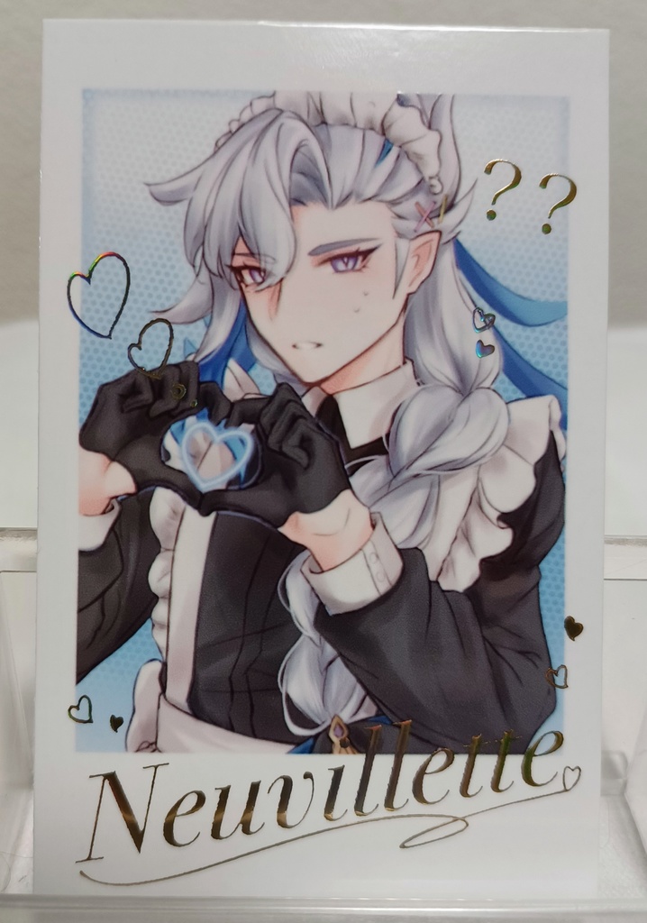 チェキ風カード（メイド服ヌヴィレット）