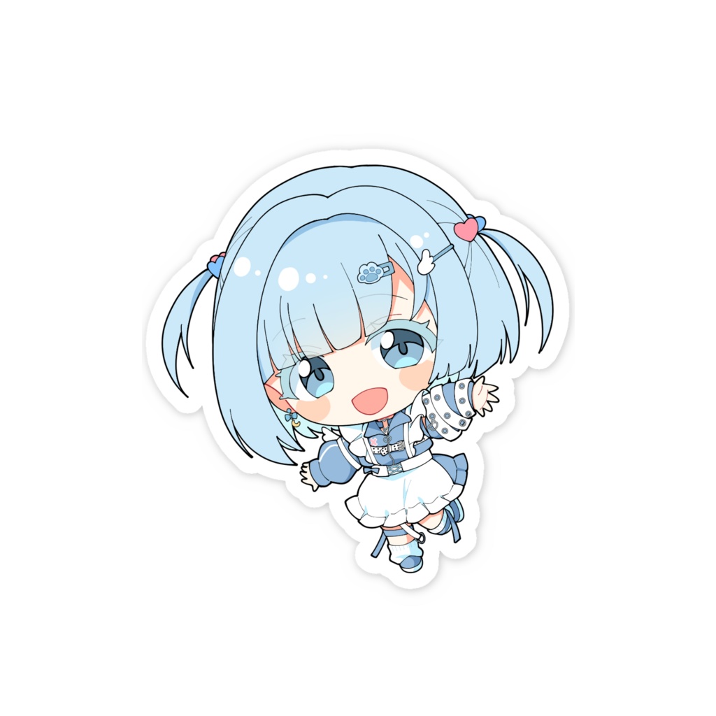 霧月めあデビュー記念ステッカー