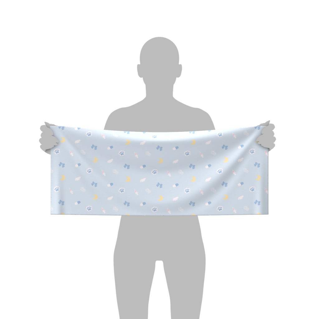 霧月めあ概念フェイスタオル