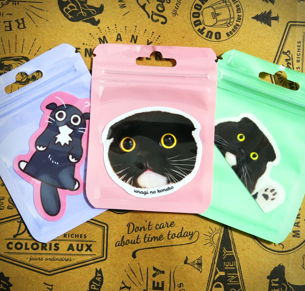 うなぎのこねこ　ステッカー