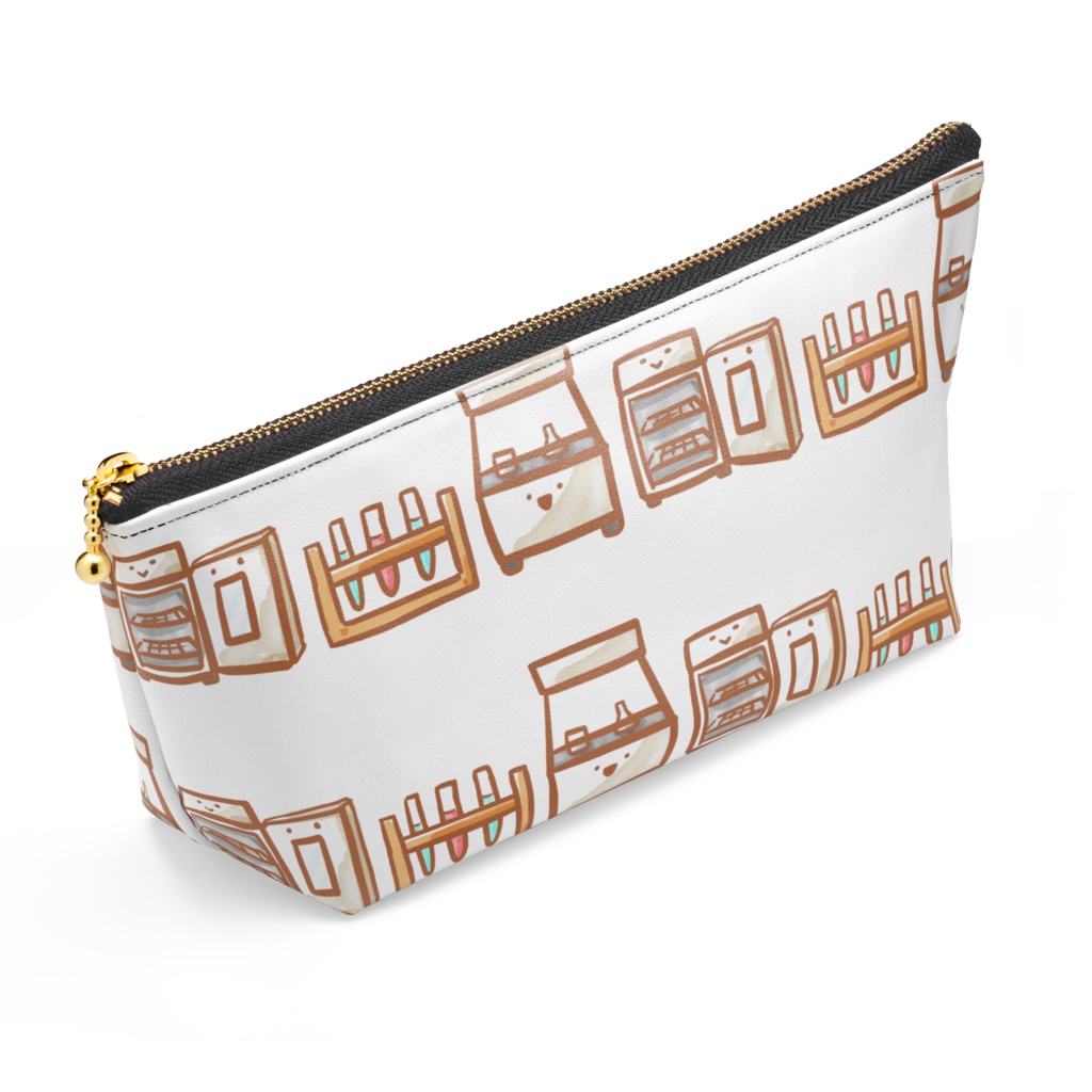 実験器具たちポーチ