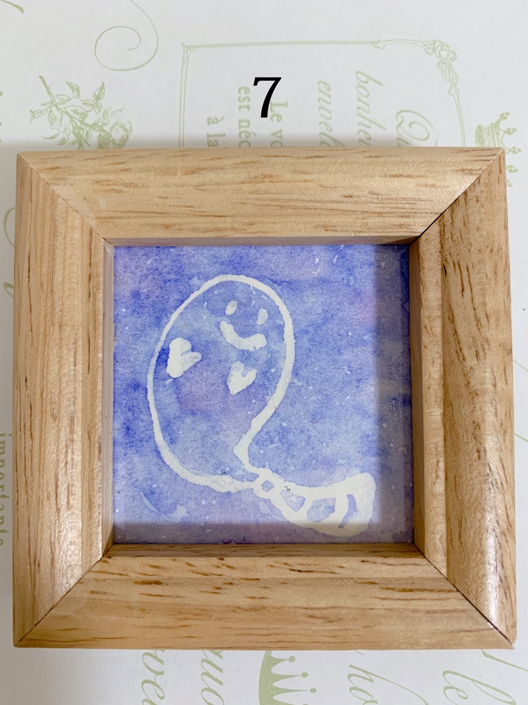 夏イラストミニ原画