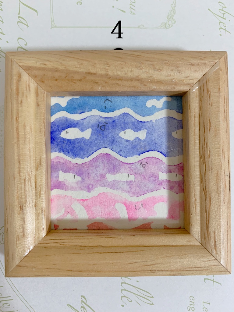 夏イラストミニ原画