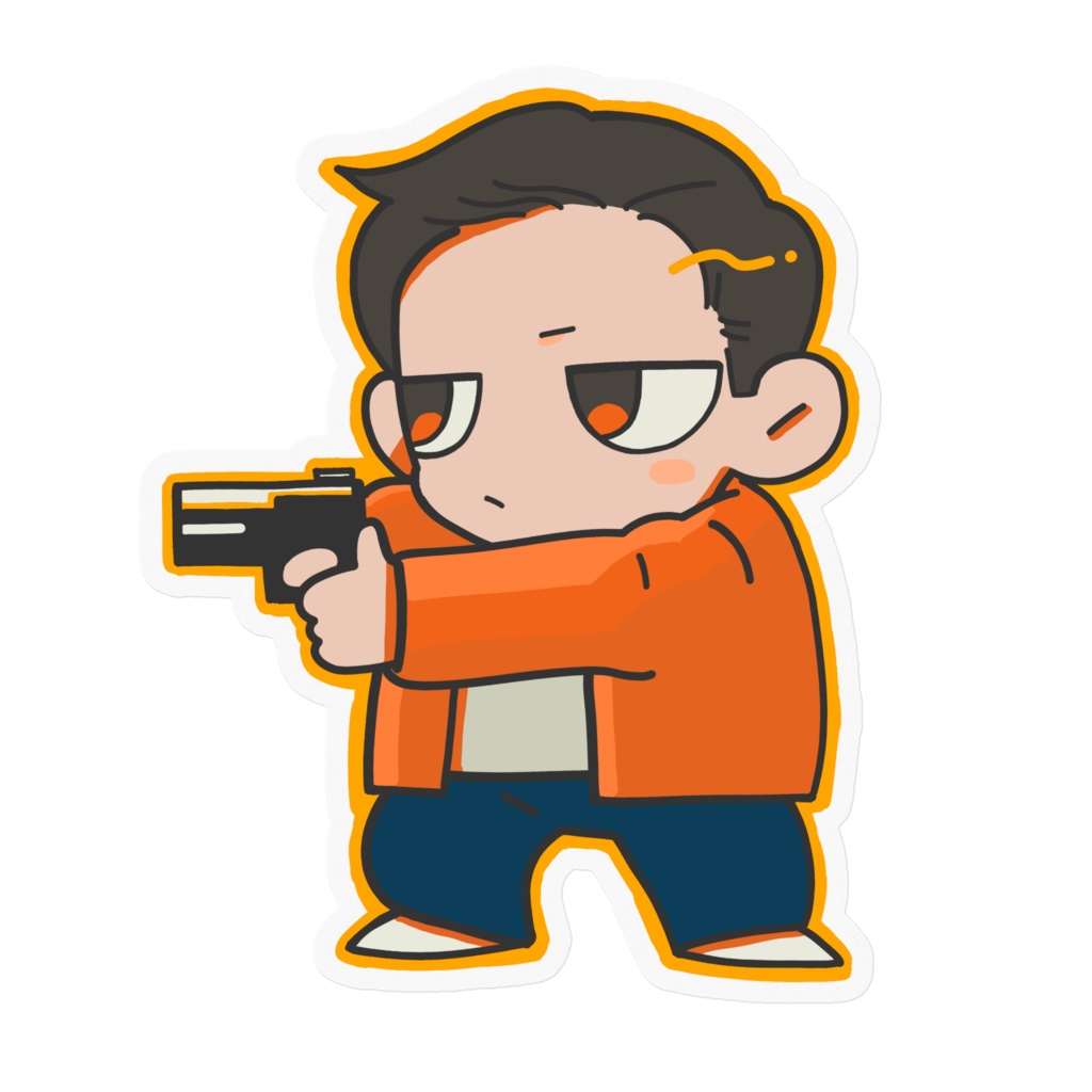 最強殺し屋ステッカー