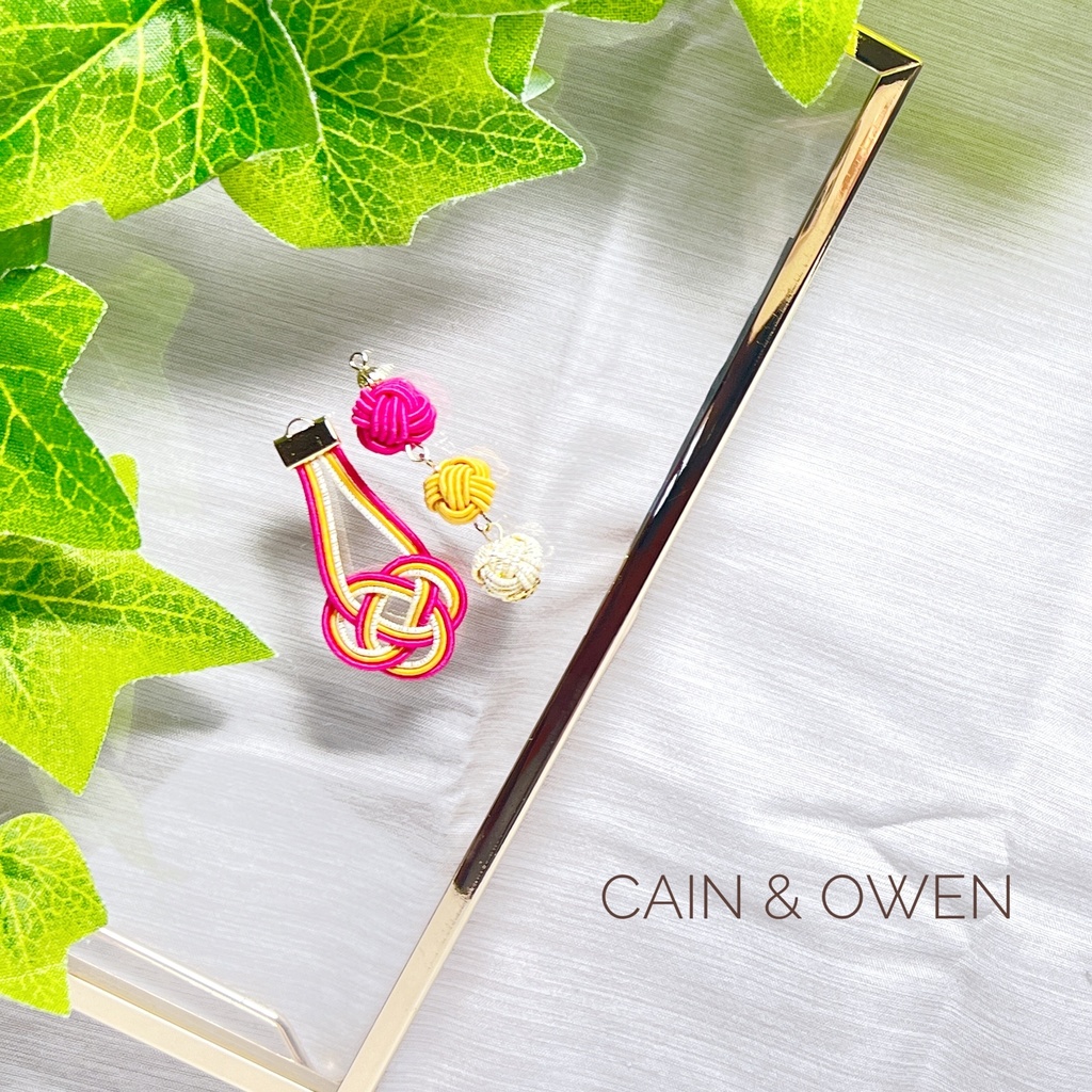 【まほやく】~ 称号組 水引~ イメージ イヤリング