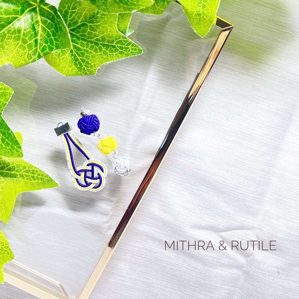 【まほやく】~ 称号組 水引~ イメージ イヤリング