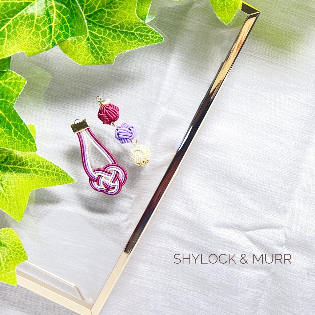 【まほやく】~ 称号組 水引~ イメージ イヤリング