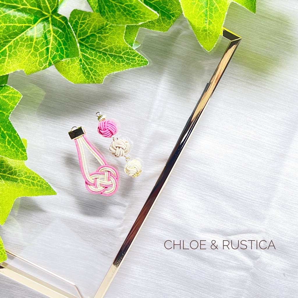 【まほやく】~ 称号組 水引~ イメージ イヤリング