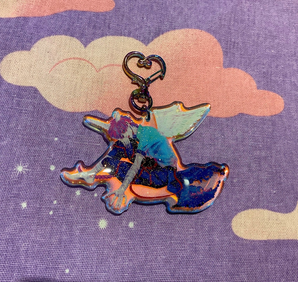 ユニコーン×ラトのオーロラアクキー