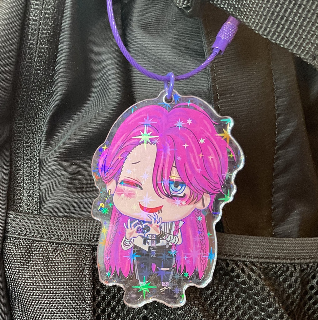 アイドルミニバッカくんアクキー