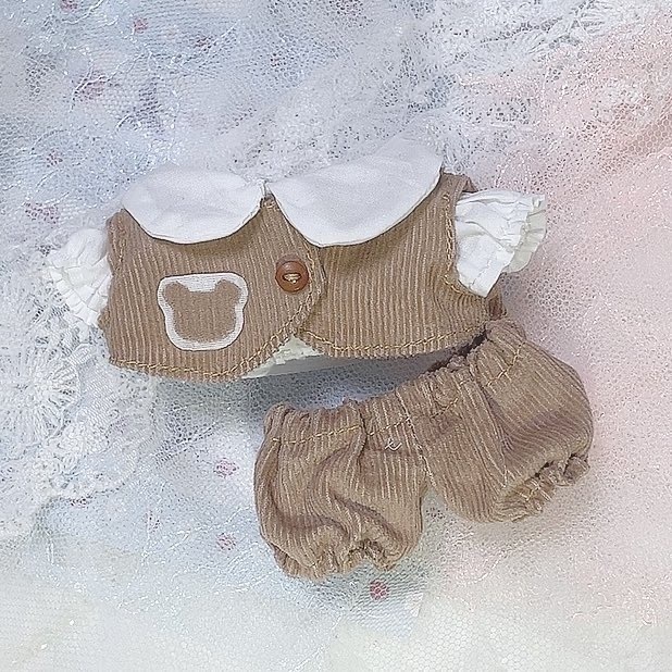 くまのコーデュロイセット