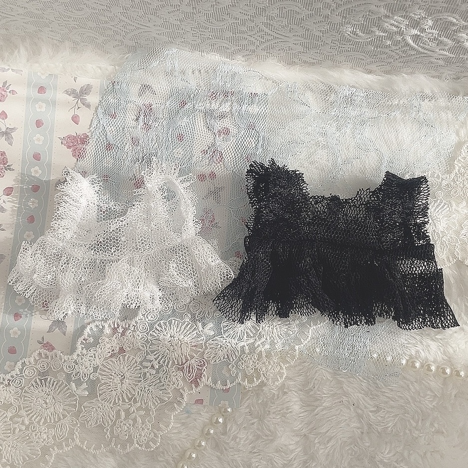 チュールのレイヤードワンピース