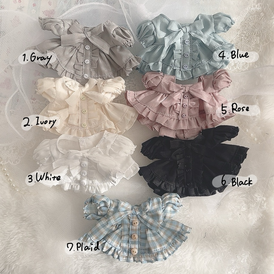 リボンとパールのハーネス black set