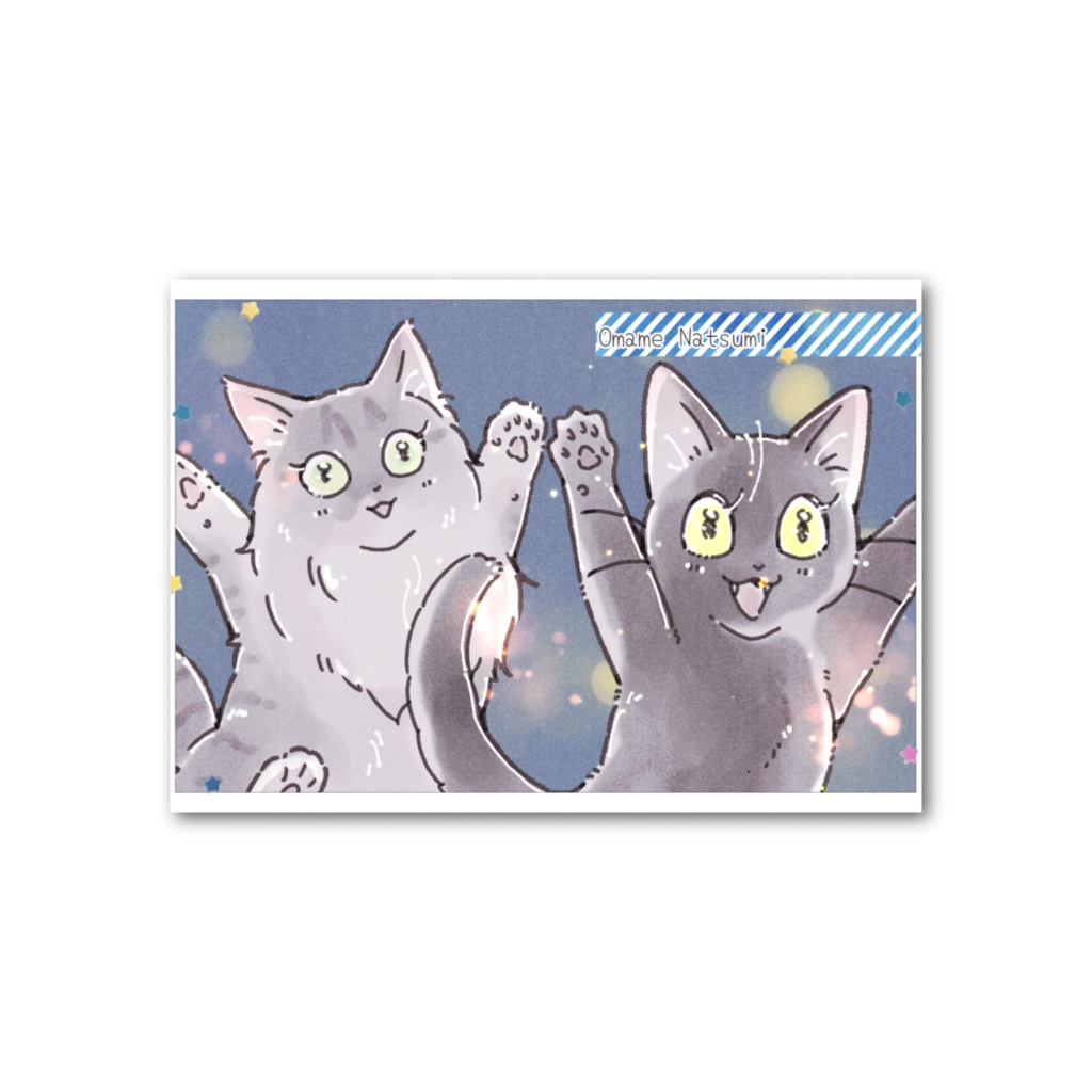 海に行こうよ!!おもいでカード_小豆ちゃん・夏摘ちゃん