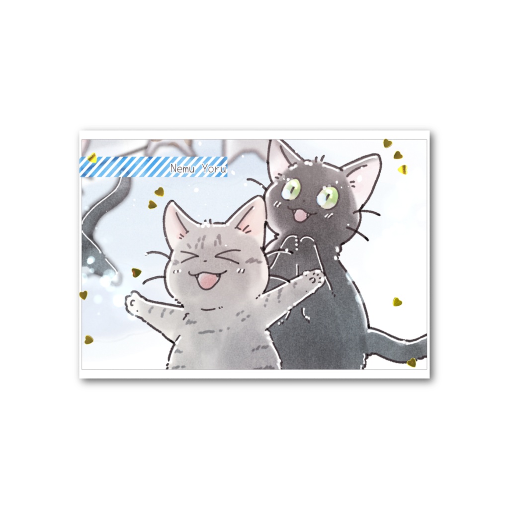 海に行こうよ!!おもいでカード_ネムちゃん・ヨルちゃん